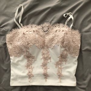 Fashion Nova Lace Crop Top